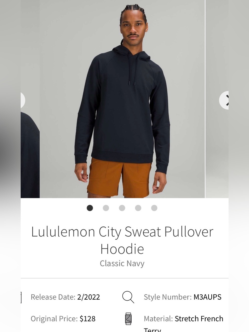lululemon City Sweat Pullover dark navy